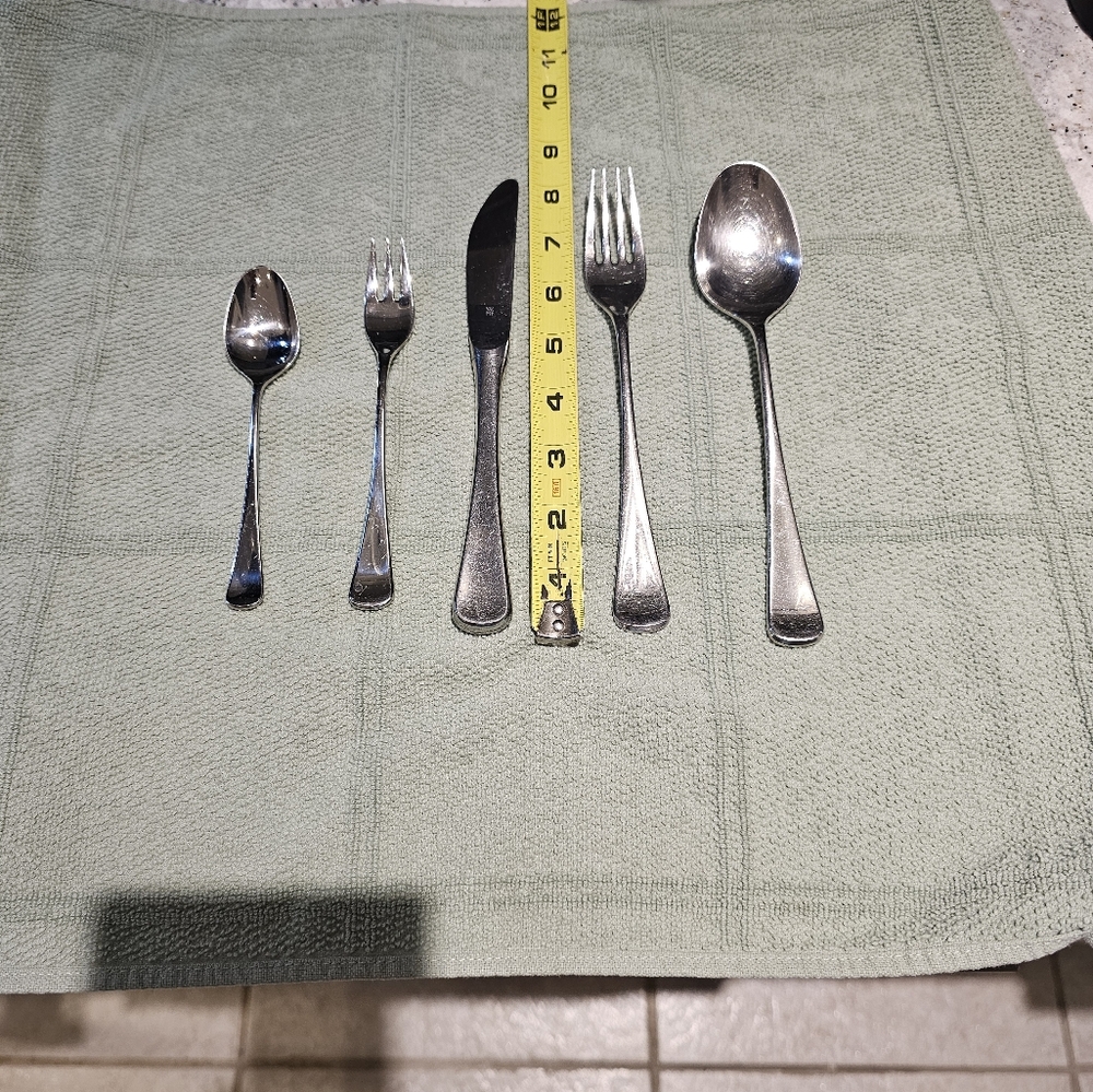 INCREDIBLY RARE 58 PC VTG WMF CROMARGAN GERMANY-FLAT WEAR